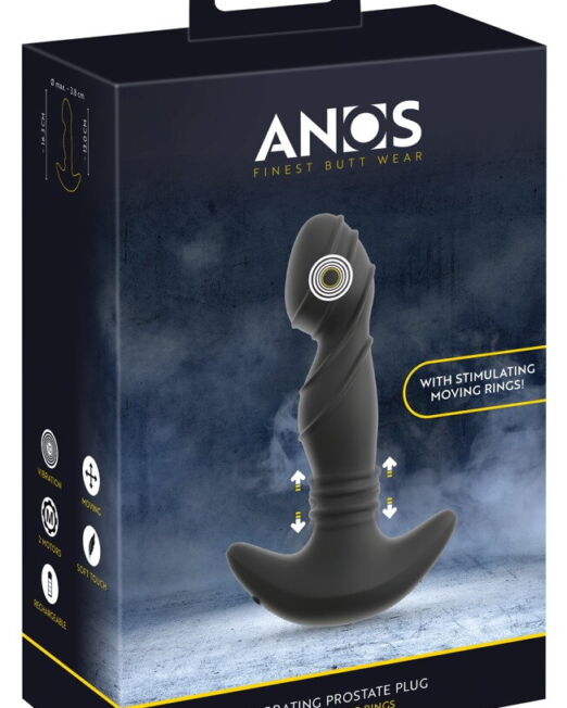 ANOS VIBRERENDE ANAAL PLUG MET RIMMENDE MASSAGE