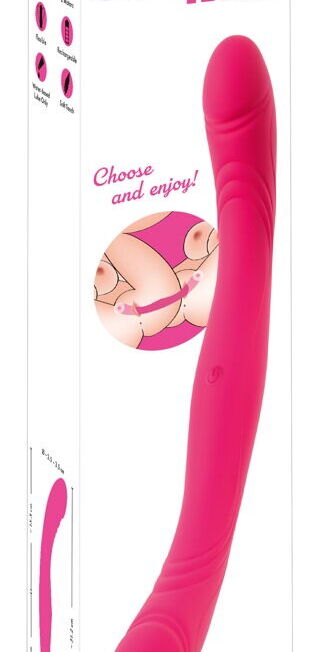 COUPLES CHOICE OPLAADBAAR DUBBELZIJDIGE VIBRATOR