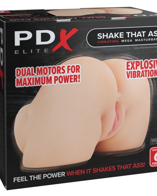 PDX SHAKE THAT ASS MEGA VIBRO MASTURBATOR TORSO