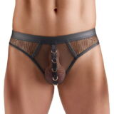 SVENJOYMENT HEREN STRING IN MESH MET D RINGETJES