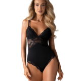 OBSESSIVE SENSUELE ZWARTE BODY MET ELEGANTE KANT