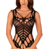 OBSESSIVE KRUISLOZE NET BODY MET KINKY UITSNIJDING