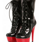 KINKY PLATEAU LAARSJES ZWART ROOD LAK GROTE MATEN