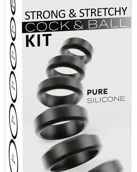 STERKE SILICONEN PENIS EN TESTIKEL STRETCHING KIT